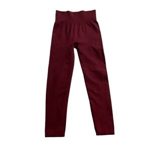 T/ALA Tala Crimson Red Leggings Size Medium